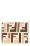 Fendi Trifold Mini Wallet With Tri-fold Design In Multi