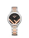 Fendi Run Away Bracelet Watch In Metallic