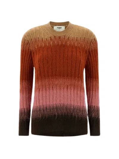 Fendi Vanite Knit Sweater In Multi