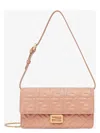 Fendi Continental Baguette Wallets And Card Holders Pink In Balletros