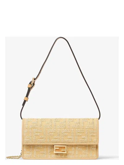FENDI WOMEN'S WALLET ON CHAIN PAGLIA FF/VITE