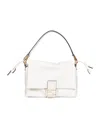 Fendi Women White Medium Baguette Mamma Shoulder Bag In White