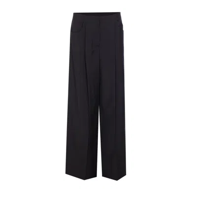 Fendi Women Wool And Mohair Pants In Black