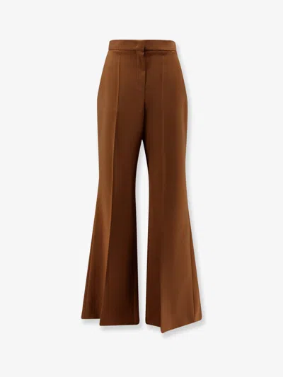 FENDI FENDI WOMEN WOOL AND MOHAIR TROUSERS