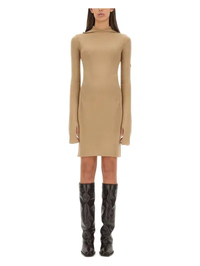 FENDI WOMEN'S WOOL AND SILK DRESS | SIZE 40 | FZDC60
