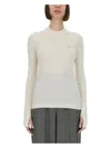 Fendi Wool Sweater In White