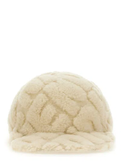 FENDI WOMEN'S WOOL BASEBALL HAT