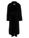 Fendi Black Wool Blend Coat