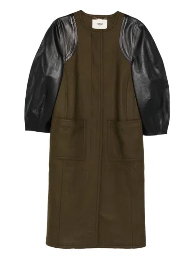 FENDI FENDI WOMEN WOOL COAT