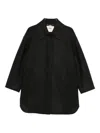 Fendi Women Single Breasted Midi Coat In Blue