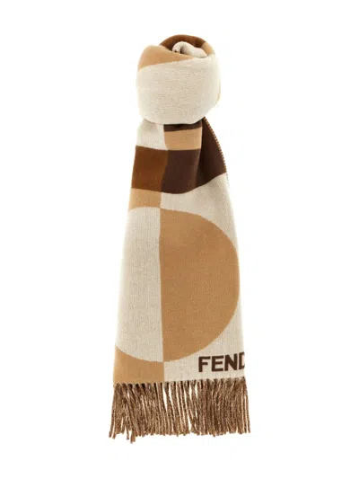 FENDI FENDI WOMEN WOOL SCARF