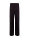 Fendi Wool Trousers In Black