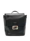 Fendi Women Small Leather Backpack In Multi