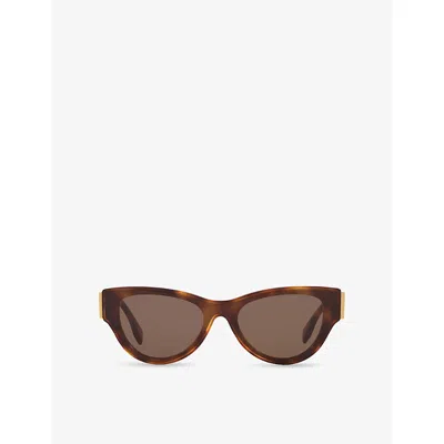 Fendi Womens Fe40135i  First Acetate Sunglasses Brown