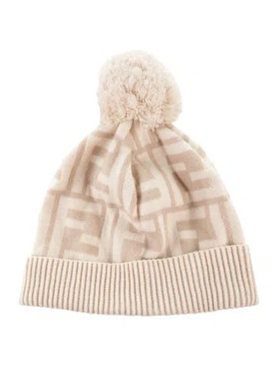 Pre-owned Fendi Womens Hat In Neutrals