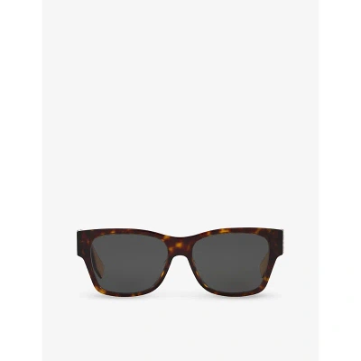 Fendi Womens Yellow Fn000665 Rectangle-frame Acetate Sunglasses