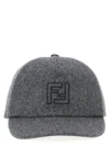 Fendi Wool And Cashmere Hat Hats Gray In Gray