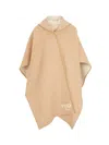 Fendi Beige Wool And Cashmere Poncho