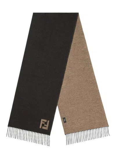 FENDI WOOL AND CASHMERE SCARF