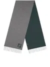 Fendi Wool And Cashmere Scarf In Gray