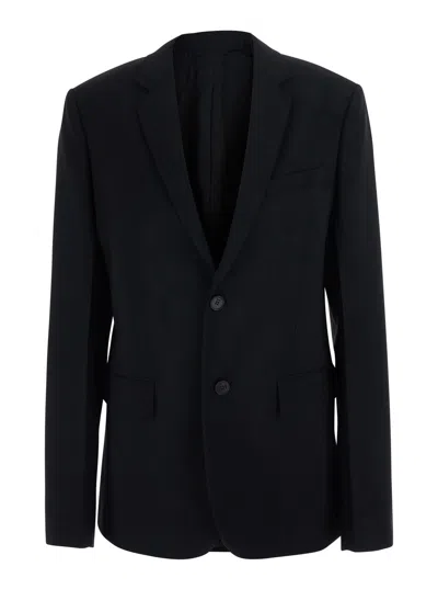 Fendi Mohair And Wool Jacket In Black
