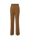 Fendi Wool And Mohair Trousers In Brown