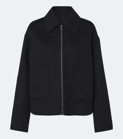 Fendi Wool And Silk Blouson Jacket In Multi
