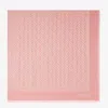 Fendi Ff Silk And Wool Shawl Accessories In Pink