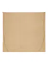 Fendi Silk Blend Squared Scarf In Brown