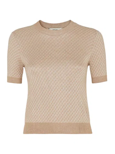 FENDI WOOL AND SILK SWEATER