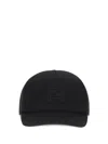 Fendi Wool Baseball Hat In Black
