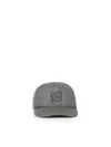 Fendi Wool Baseball Hat In Gray
