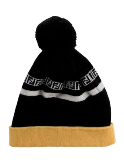 Pre-owned Fendi Wool Beanie In Multi