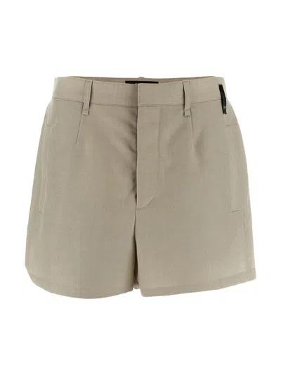 Fendi Tailored Shorts In Beige