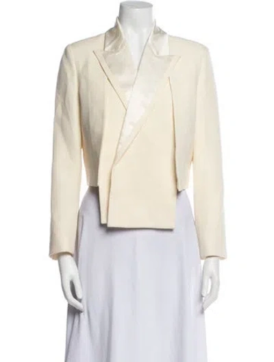 Pre-owned Fendi Wool Blazer In Neutral