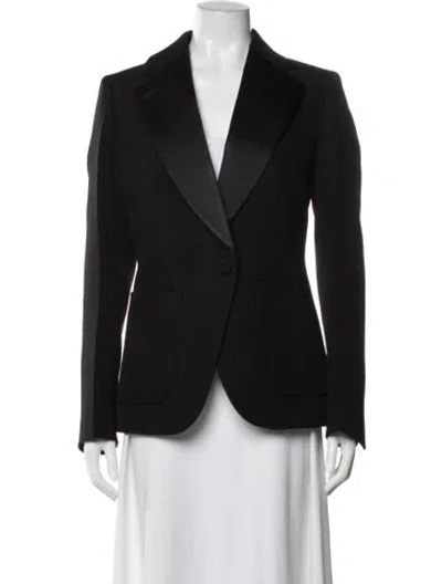 Pre-owned Fendi Wool Blazer W/ Tags In Black