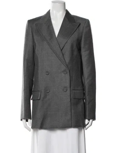 Pre-owned Fendi Wool Blazer W/ Tags In Gray