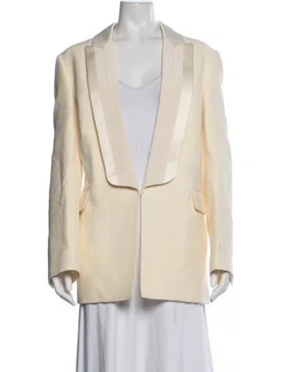 Pre-owned Fendi Wool Blazer W/ Tags In Neutrals