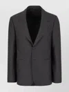 Fendi Wool Blazer With Central Back Slit