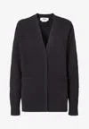 Fendi Women Oversized V-neck Cardigan In Black