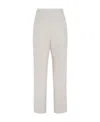 Fendi Wool-blend Cropped Trousers In White