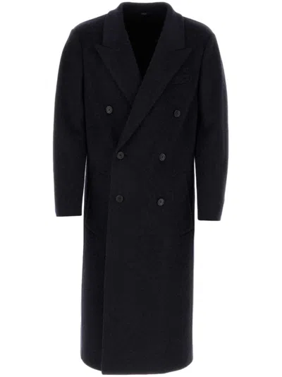 FENDI WOOL-BLEND DOUBLE-BREASTED COAT