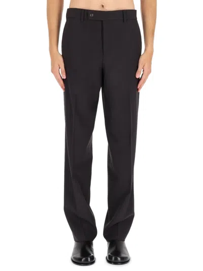 Fendi Wool-blend Trousers In Red