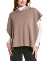Fendi Wool-blend Poncho In Grey
