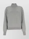 Fendi Wool Blend Sweater In Grey
