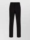 Fendi Wool Blend Trousers With Ironed Pleats