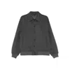 Fendi Wool Bomber Jacket In Gray
