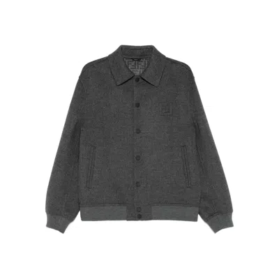 FENDI WOOL BOMBER JACKET