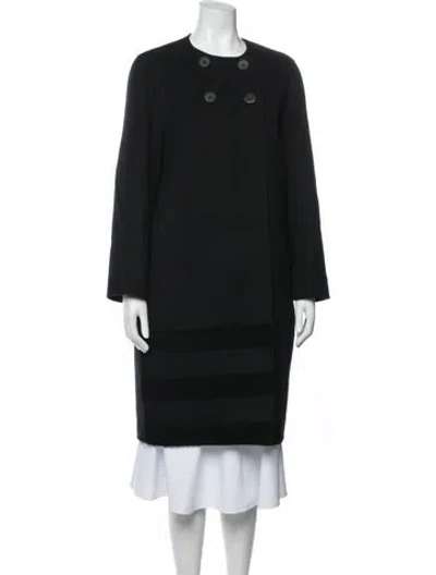Pre-owned Fendi Wool Coat In Black