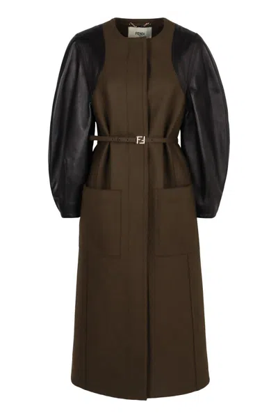 FENDI FENDI WOOL COAT